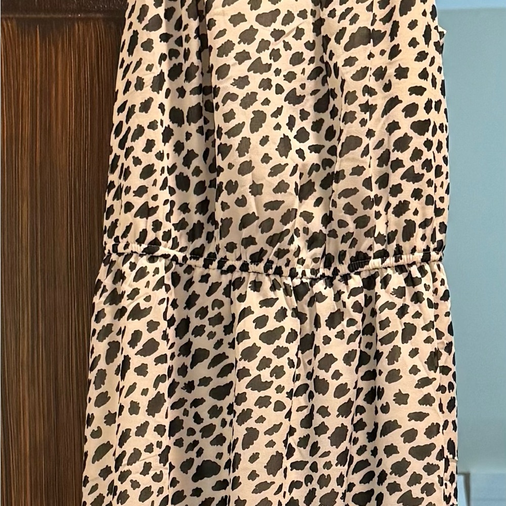 Maurices Black and White Animal Print Dress